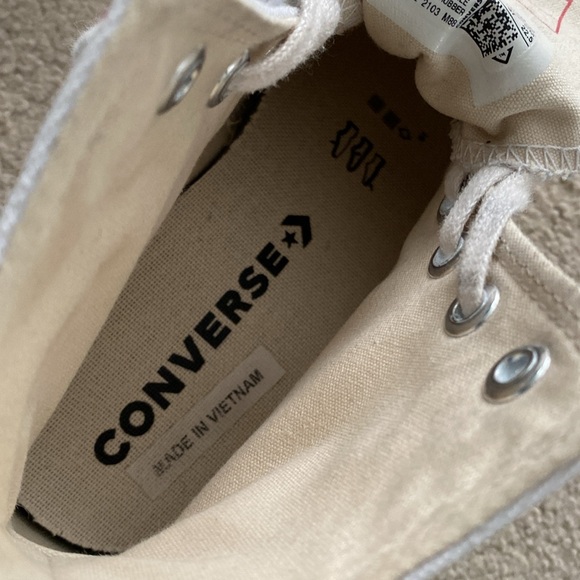Converse White High-Top Sneakers - Picture 10 of 16